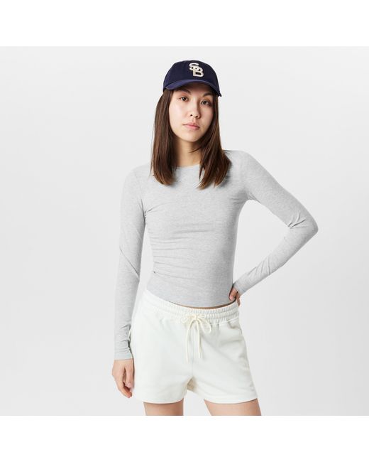 Sweaty Betty White Essential Long-Sleeve T-Shirt
