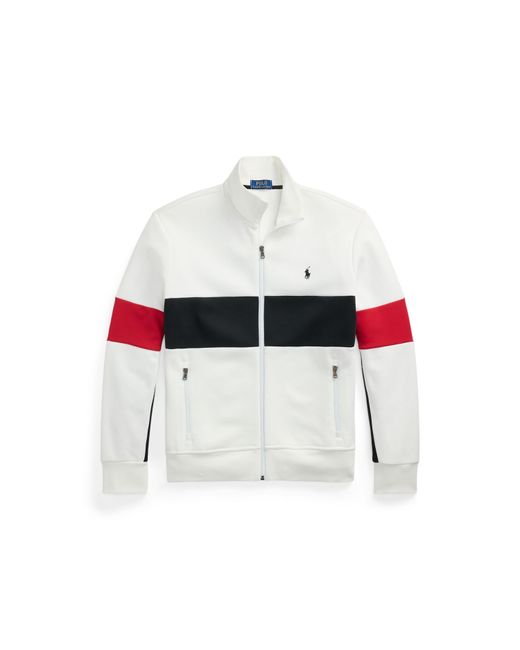 Polo Ralph Lauren White Full Zip Soft Fabric Fleece for men
