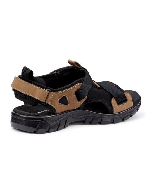 Hotter Black Track Active Sandals for men