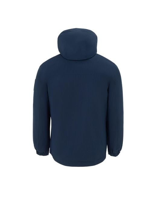 Gelert Blue 3-In-1 Windproof Fleece Lined Detachable Hood Long Sleeve Jacket for men