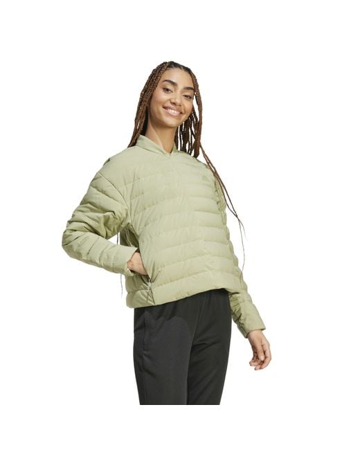 Adidas Green Helionic Down Jacket