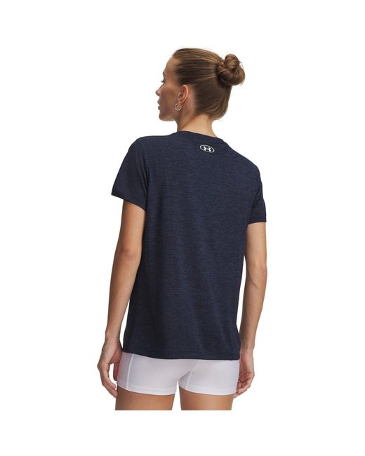 Under Armour Blue Tech Twist V-Neck Short Sleeve
