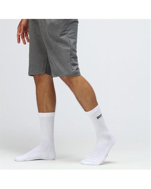 DKNY Gray 5 Pack Radde Socks for men