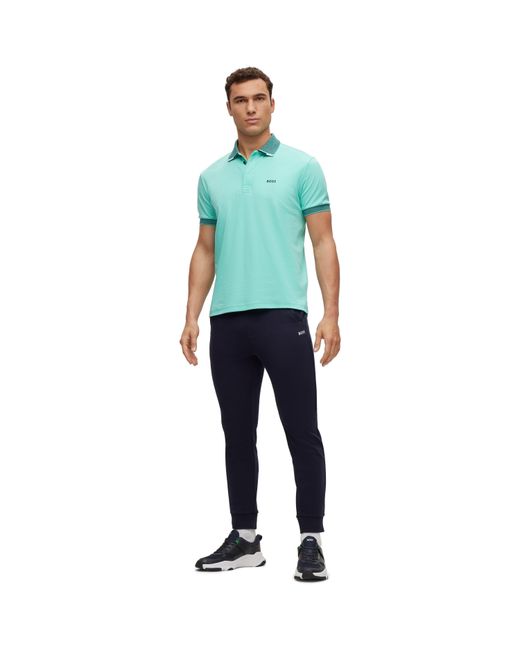 Boss Blue Hadiko Tracksuit Bottoms for men