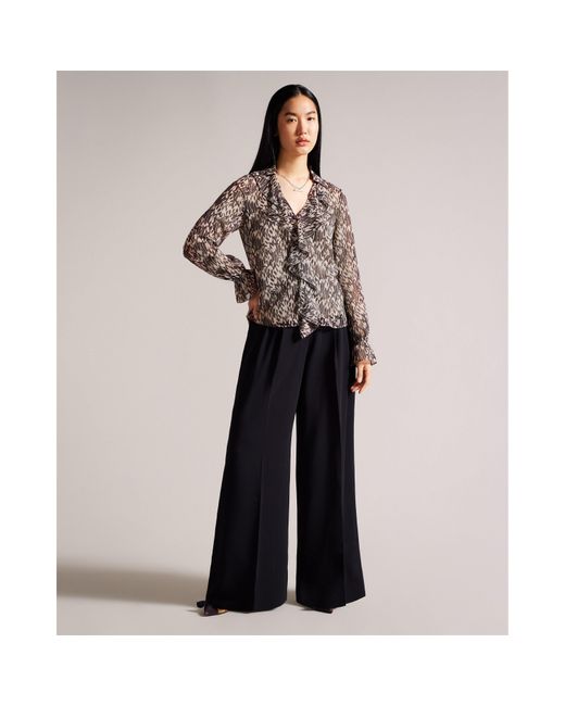 Ted Baker Brown Ted Bertei Blouse Ld99