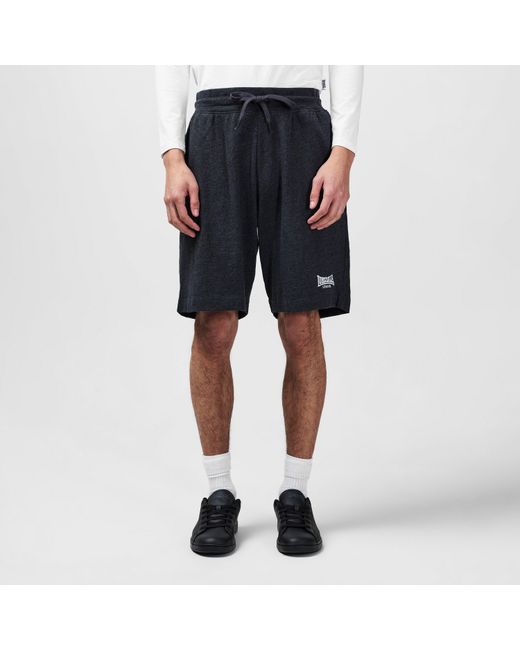 Lonsdale Blue Lightweight Jersey Lounge Shorts for men