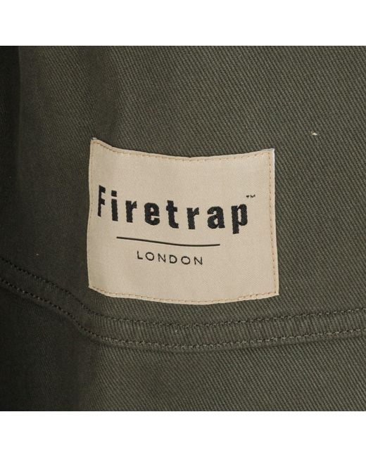 Firetrap Green Heavy Shirt for men