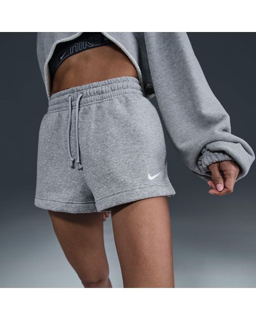 Nike Blue Sportswear Essential French Terry Shorts