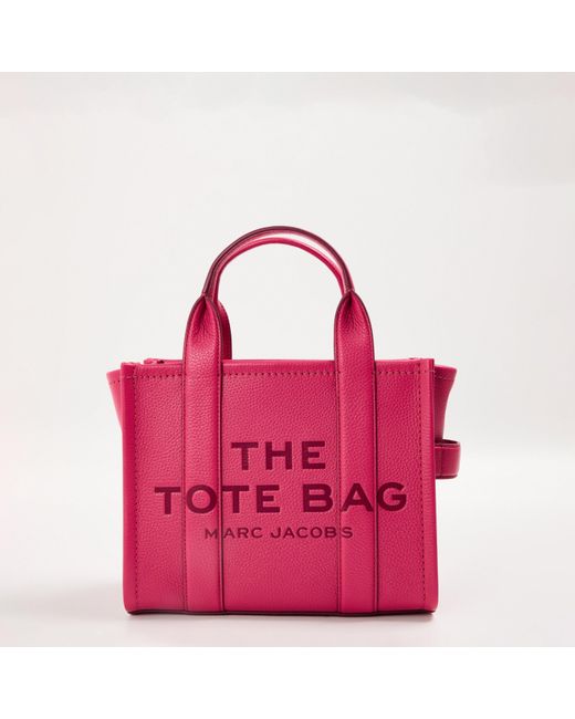 Marc Jacobs Pink The Leather Small Tote Bag