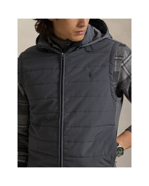 Polo Ralph Lauren Gray Hybrid Gilet for men