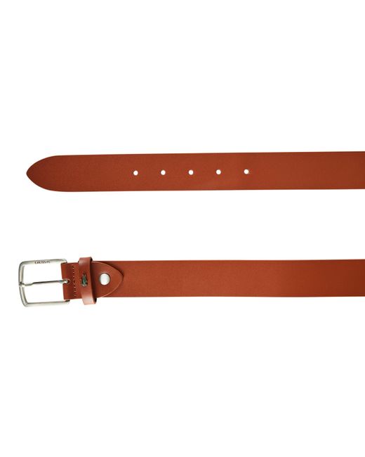 Lacoste Brown Leather Belt for men