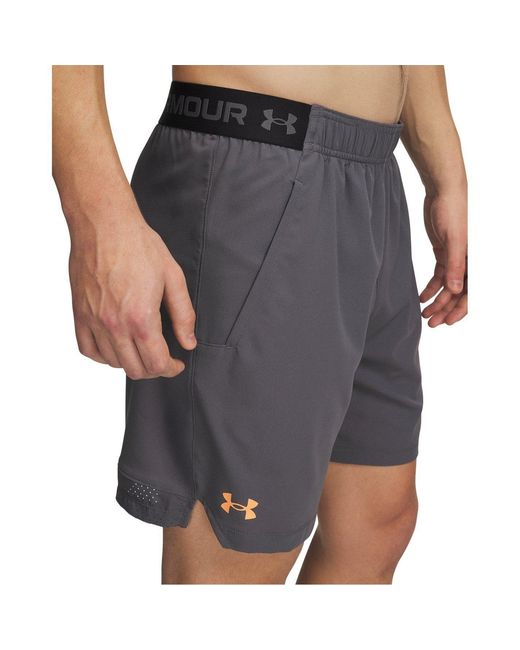 Under Armour Gray Ua Vanish Woven 6In Shorts for men