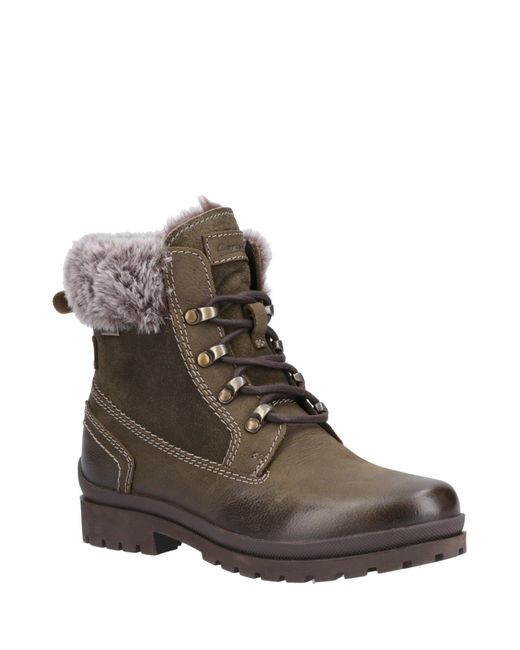 Cotswold Brown Evenlode Ankle Boots