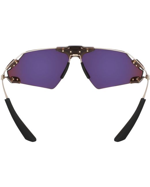 Nike Yellow Zeus Edge Wrap Sunglasses