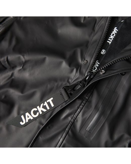 Jacket Black Elements Rain Anorak for men