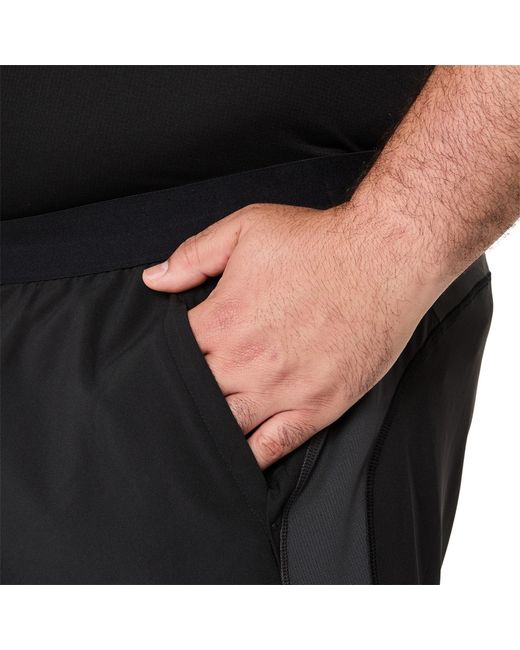 Asics Black Performance Running Shorts for men