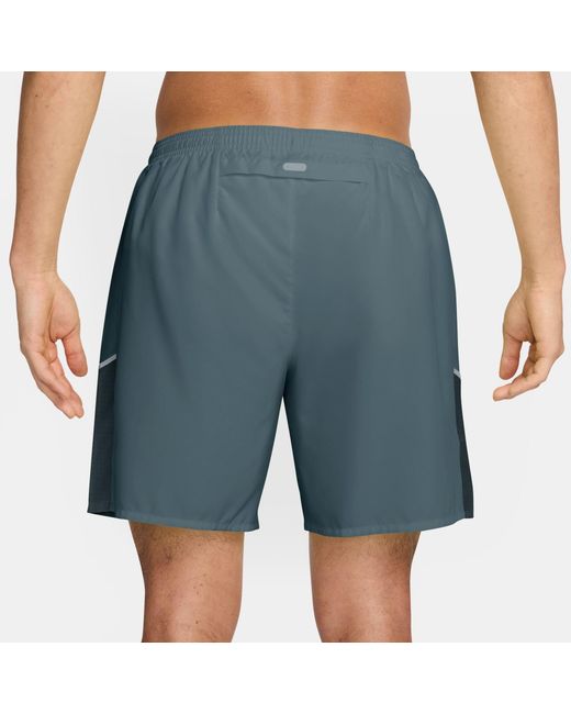Nike Blue Miler 7 Performance Running Shorts for men