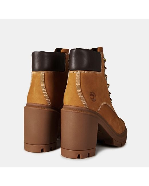 Timberland Brown Allington Lace-Up Heeled Boots