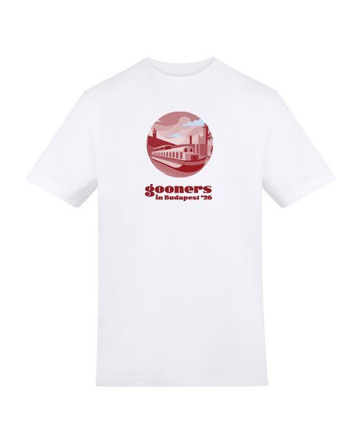 AWD White Adults Printed Champions League Finals 2026 Fan Tee