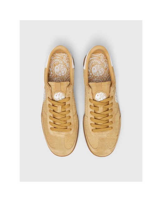Pretty Green Natural Low-Top Trainers for men