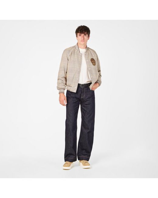 McQueen Natural Oversized Leather Trainers for men