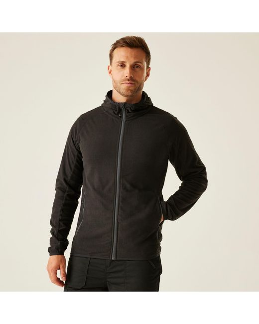 Regatta Black Navigate Full-Zip Fleece for men