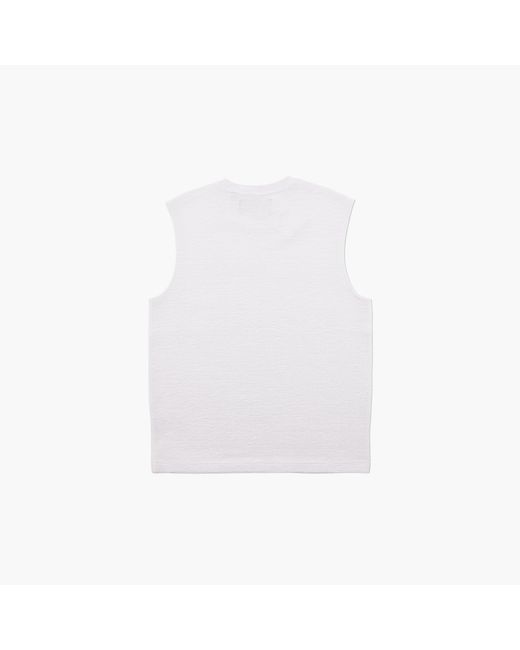 PREVU White Ottoman Tank Vest for men