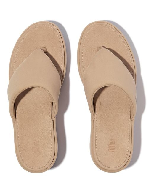 Fitflop White Platforms Wedge Sandals