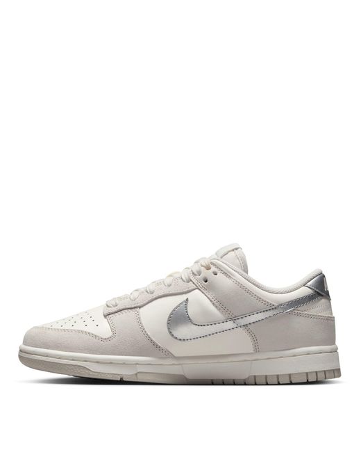 Nike Gray Dunk Low Trainers