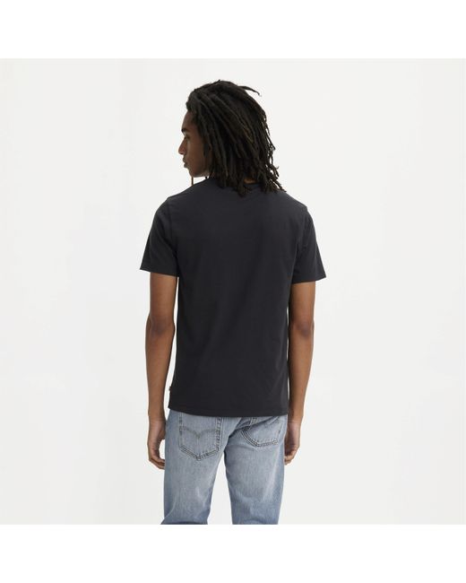Levi's Black Varsity Circle T Shirt for men