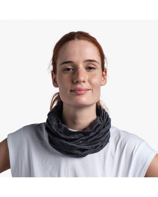 Buff Black Merino Lightweight Neckwear Adults