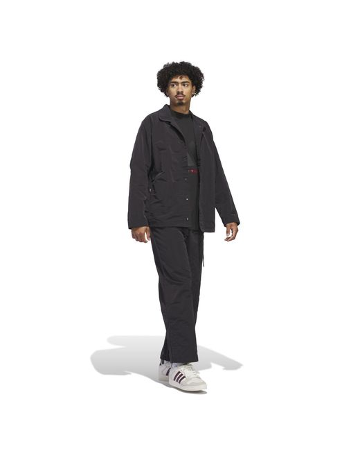 Adidas Black Adi Performance Tracksuit Top for men