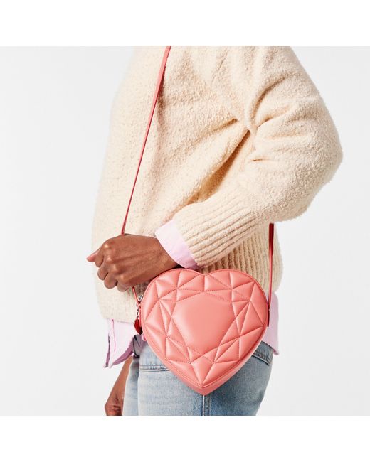 Tiffany & Co Pink Crossbody Heart-Shaped Handbag