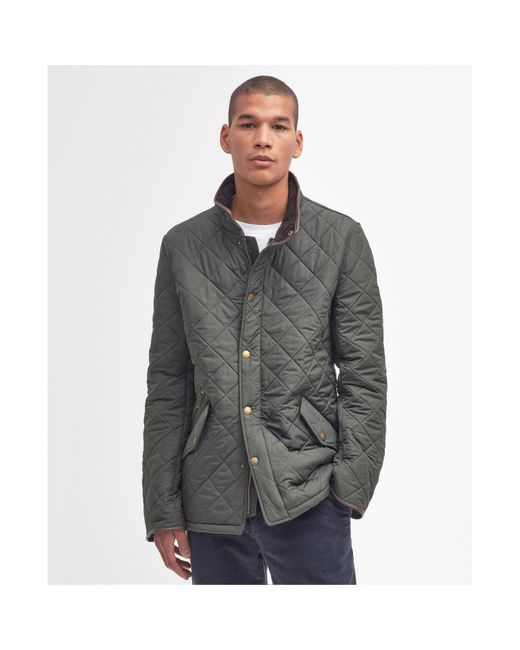 Barbour Gray Powell Jacket for men