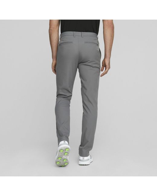 PUMA Gray Dealer Tailored Pant Golf Trouser for men