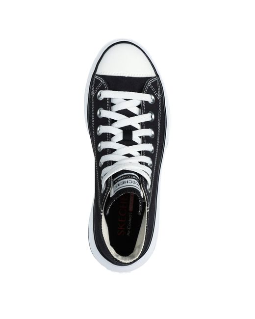 Skechers Blue Canvas Air Cooled Classic Low-Top Trainers
