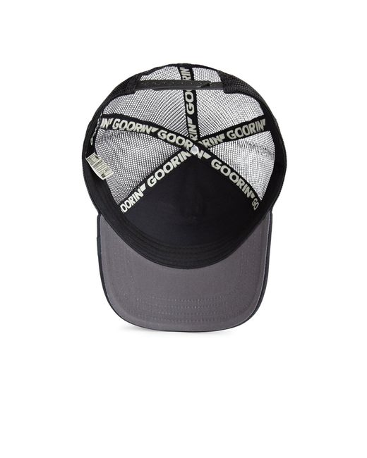 Goorin Bros Black Animal Farm Trucker Cap for men