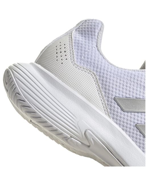Adidas White Gamecourt 2.0 Tennis Shoes