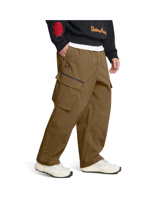 Under Armour Brown Utility Cargo Joggers for men