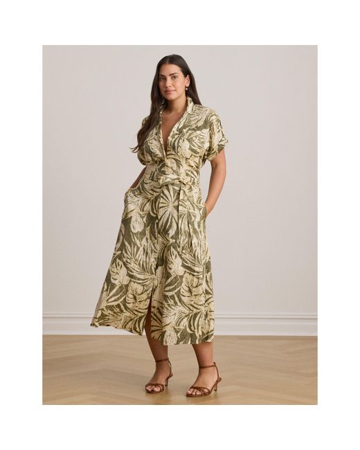 Ralph Lauren Metallic Shirt Dress