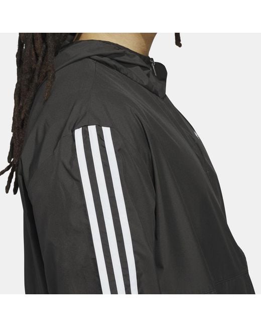 Adidas Originals Black Skateboarding Windbreaker Jacket for men