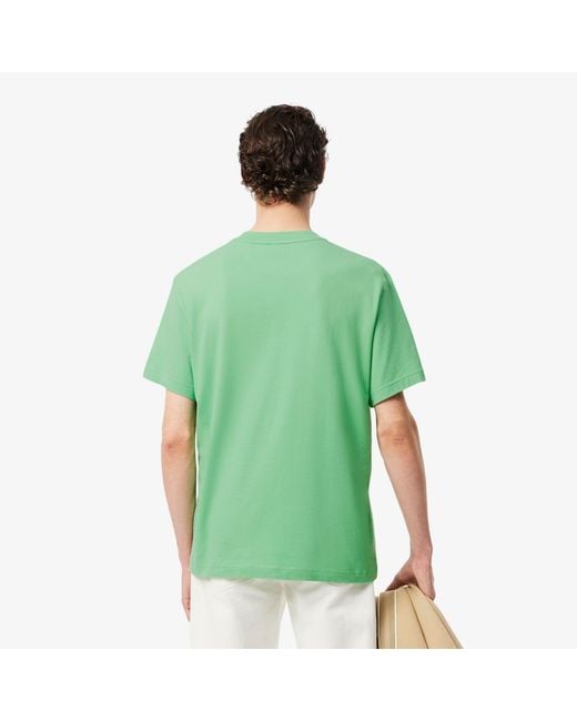 Lacoste Green Cotton-T-Shirt for men
