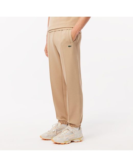 Lacoste Natural Regular Fit Piqué Sweatpants for men
