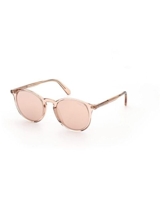 Moncler Pink Violle Ml0213 26q Sunglasses for men