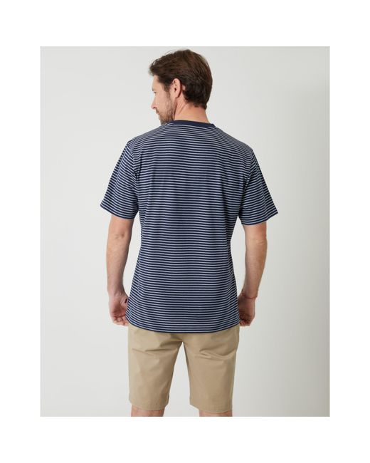 Saltwell Blue Barwick Regular Fit T-Shirt for men