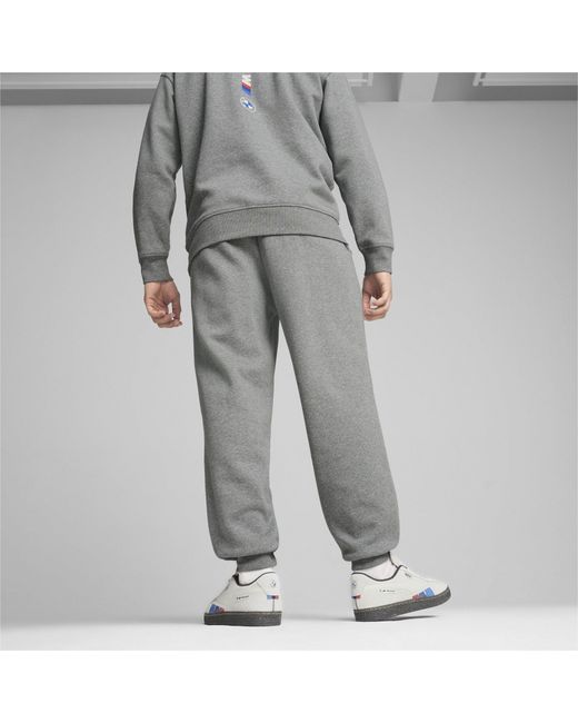 PUMA Gray Bmw Mms Ess+ Pants Fleece Jogger for men