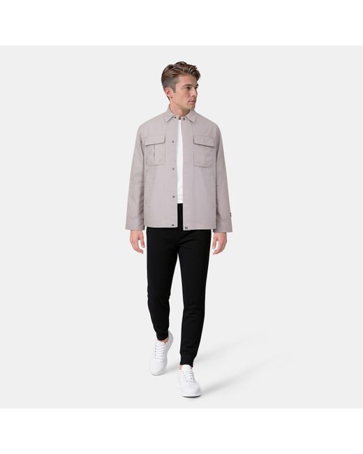 Lyle & Scott Pink Ripstop Overshirt for men