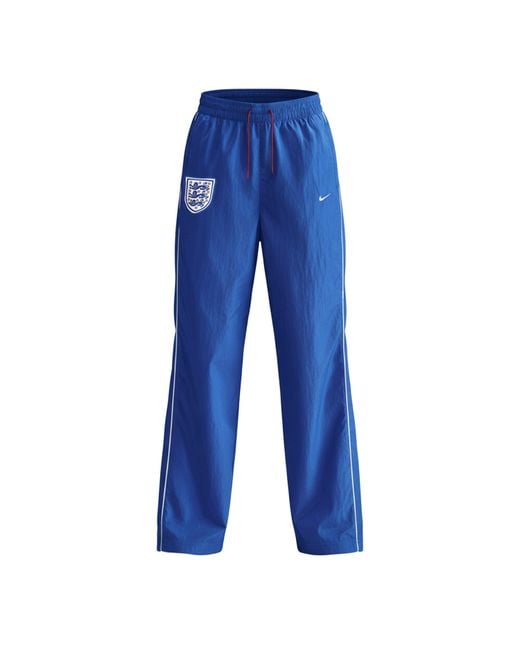 Nike Blue England Woven Tracksuit Bottoms