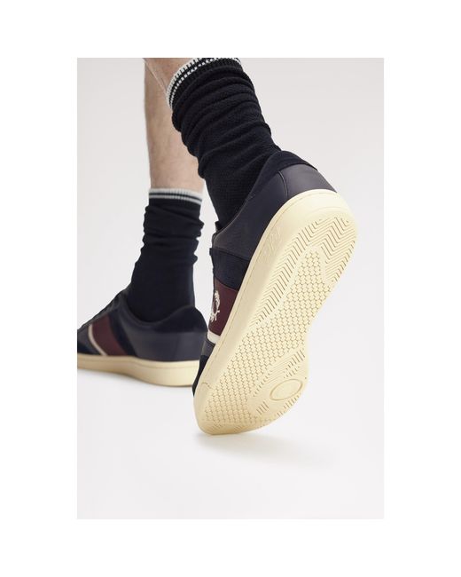 Fred Perry Blue Low-Top Trainers for men