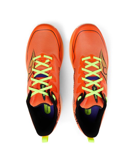 Saucony Red Peregrine 16 Off-Road Trail Running Shoes for men